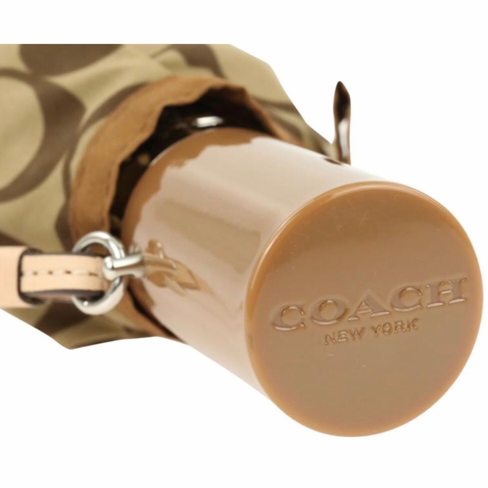 NWT Coach Signature CC Monogram Logo Umbrella - Picture 5 of 8